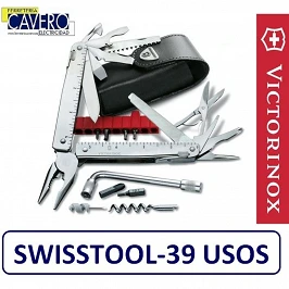 ALICATE MULTIUSO VICTORINOX SWISSTOOL 39 USOS C/FUNDA NYLON