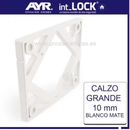 AyR Cerradura Invisible CALZO CERROJO +10 BLANCA MATE