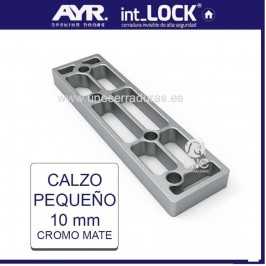 AyR Cerradura Invisible CALZO PEQUE¥O CERCO +10mm CROMO MATE