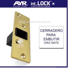 AyR Cerradura Invisible CERRADERO EMBUTIDO ORO