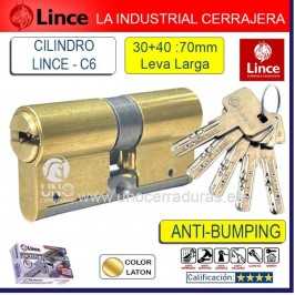 Bombillo C6 LINCE 30X40:70mm Latonado Antibumping