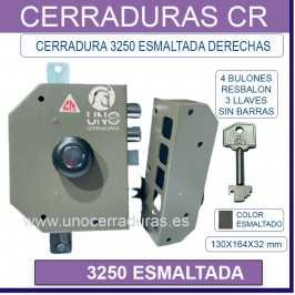 CERRADURA CR 3250 DORADA DERECHAS SIN BARRAS