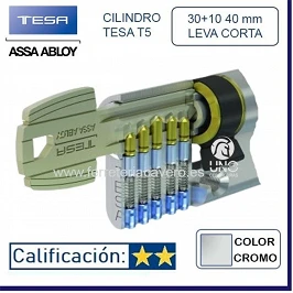 BOMBILLO TESA TE-5 5200 30+10 40mm LEVA CORTA NIQUEL