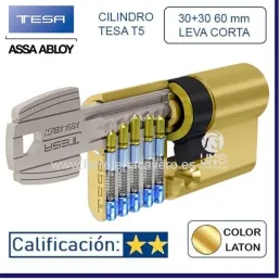 BOMBILLO TESA TE-5 5200 30+30 60mm LEVA CORTA LATON