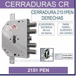 CERRADURA CR 2151 PEN ACORAZADA EUROPERFIL DERECHAS