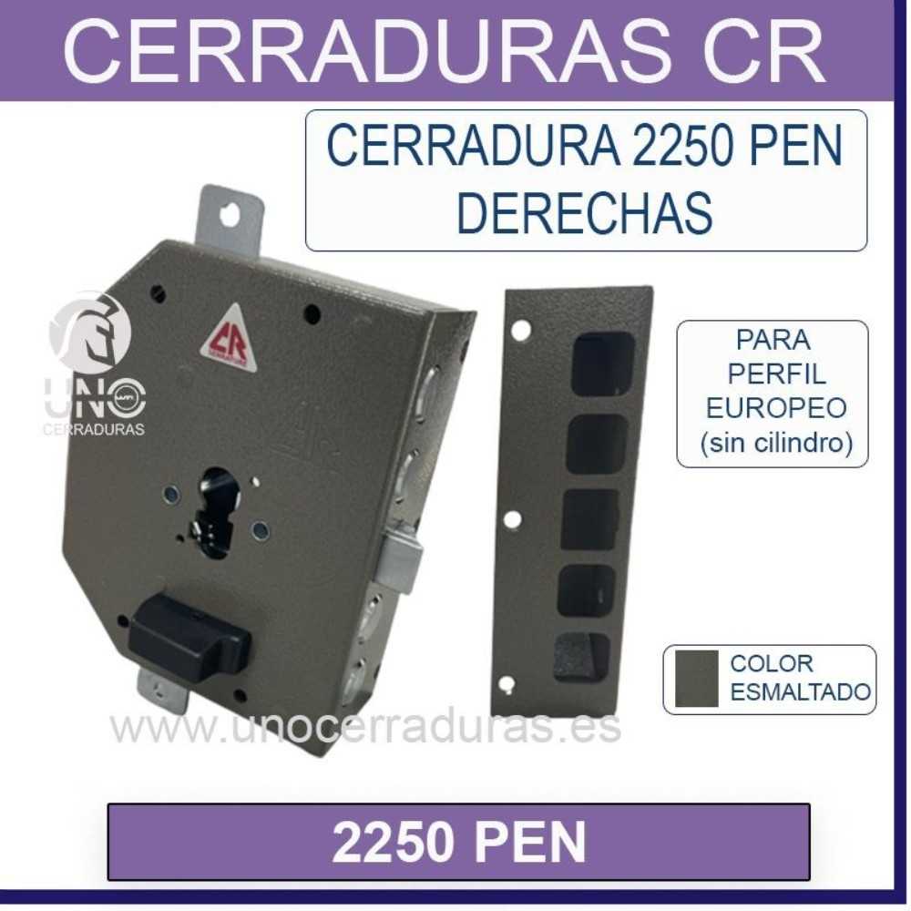 CERRADURA CR 2250 PEN BOMBILLO PERFIL EUROPEO
