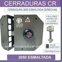 CERRADURA CR 3050 PINTADA DERECHAS SIN BARRAS