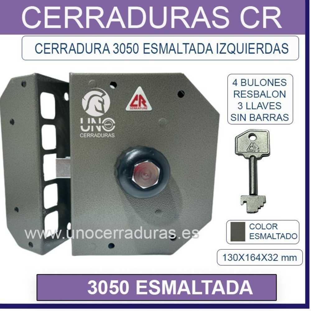 CERRADURA CR 3050 PINTADA IZQUIERDAS SIN BARRAS