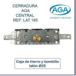 CERRADURA PERS CENTRAL AGA LAT 195 P1950P000