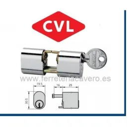 CILINDRO CVL 1/2 Oval GRANDE 5964T25/4 LN.