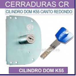 Cilindro DOM K55 Titan Cerradura CR canto Redondo