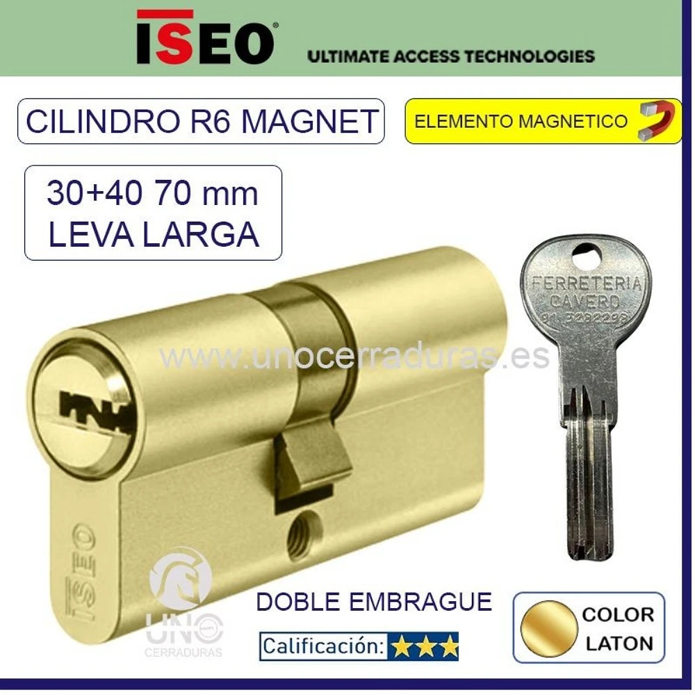 CILINDRO ISEO R6 MG MAGNET D/Embrague 30+40 Lat¢n