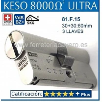 BOMBIN KESO 8000 OMEGA² 81.F15 ULTRA 30+30:60 3 LLAVES