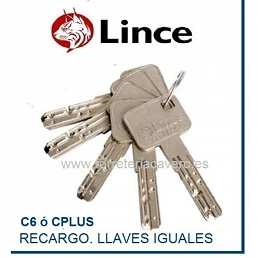 CILINDRO LINCE llaves Iguales - C6 o CPlus