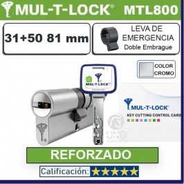 Cilindro MT5+ 31+50 81mm MULTLOCK MTL800 CROMO Reforzado-doble Embrague