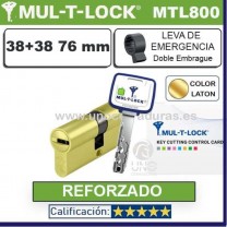 Cilindro MT5+ 38+38 76mm MULTLOCK MTL800 ORO Reforzado Doble Embrague