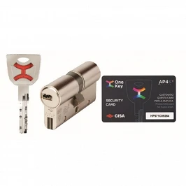 Cilindro SEG 30X50mm AP4 S Niquel CISA