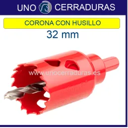 CORONA PERFORADORA BIMETAL 32MM CON ADAPTADOR Y BROCA PILOTO