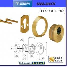 ESCUDO ALTA SEGURIDAD TESA E-800 LATON