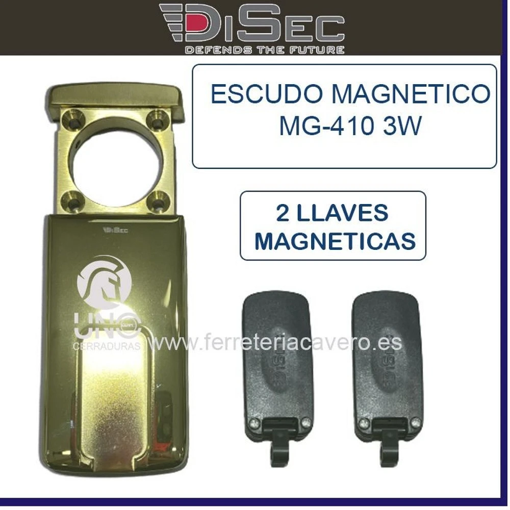Escudo magnetico protector para cerraduras