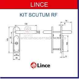 ESCUDO LINCE KIT SCUTUM RF MANIVELA
