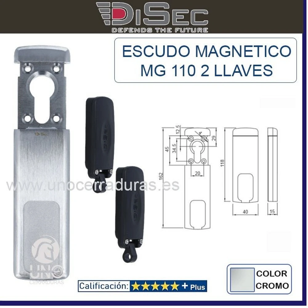 ▷ Escudo magnético MG110 DISEC - [ Comprar Online ]