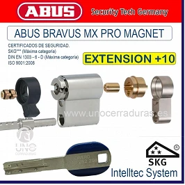EXTENSION DE MEDIDA ABUS BRAVUS MX PRO+10mm