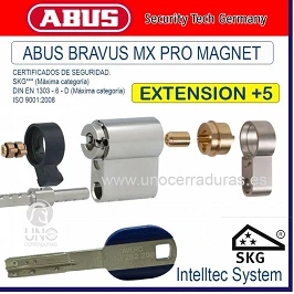 EXTENSION DE MEDIDA ABUS BRAVUS MX PRO+5mm