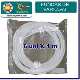 FUNDA RECAMBIO TENDEDERO EL SOL 6 VARILLAS 1.00 MT