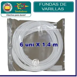 FUNDA RECAMBIO TENDEDERO EL SOL 6 VARILLAS 1.40 MT