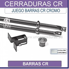 JUEGO BARRAS CERRADURA CR CROMADA