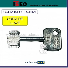 LLAVE COPIA PARA CERRADURA ISEO FRONTAL