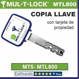 Llave Original MulTlock MT5+ MTL800