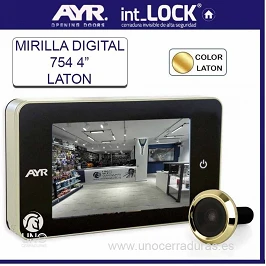 MIRILLA DIGITAL ELECTRONICA ORO AYR 754 4"