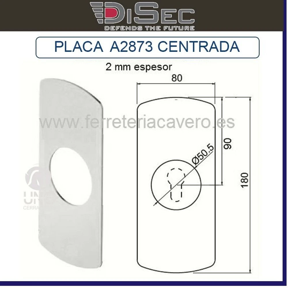 ESCUDO SEGURIDAD BLINDADO DISEC MRM29E ORO CON 2 LLAVES MAGNETICAS