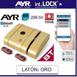 AyR INT LOCK BT Cerradura Invisible AES 256 BIT ORO