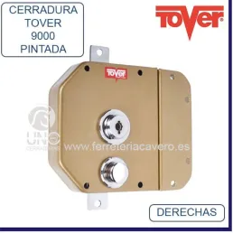 CERRADURA TOVER 9000 DERECHAS PINTADA