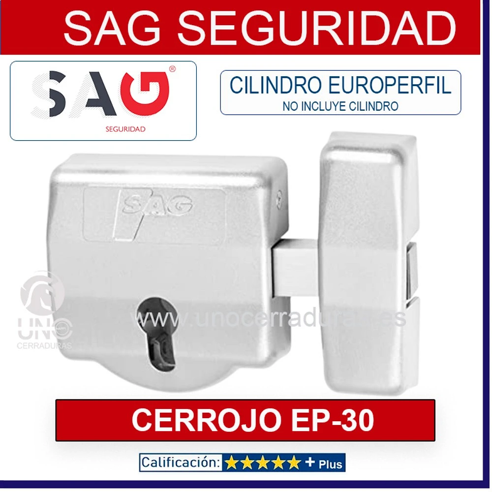 Cerrojo SAG EP30 de seguridad (europerfil) - Ferreteronline