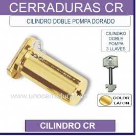 CILINDRO Seguridad CR sencillo Dorado 50mm