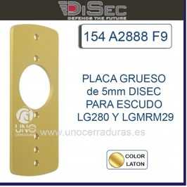 PLACA ADAPTACION DISEC 5MM LG280 ORO A2888