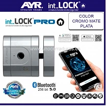 AyR INT LOCK PRO WIFI Cerradura Invisible AES 256 BIT CROMO MATE (PLATA)