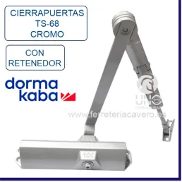 CIERRAPUERTAS DORMA BRAZO RETENEDOR TS-68 PLATA CIERRAPUERTAS DORMA BRAZO RETENEDOR TS-68 PLATA