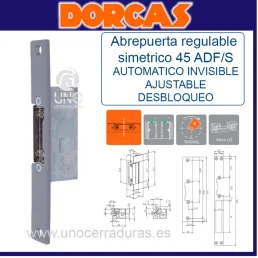 ABREPUERTAS ELECTRICO SERIE 45 AD ABREPUERTAS ELECT. AUT DORCAS GR SERIE 45 ADF/S DESBL. REG 4
