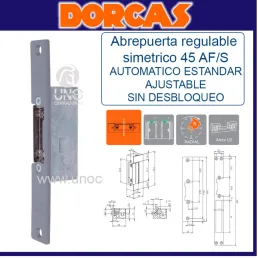 ABREPUERTAS ELECT. SERIE 45 AF ABREPUERTAS ELECT. SERIE 45 AF/S GR AUT DORCAS