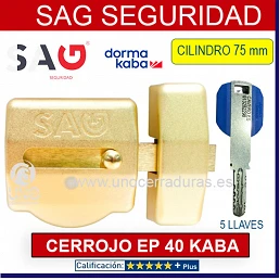Cerrojo SAG EP 40 con KABA EXPERT PLUS ✔️ – cefiba
