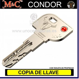 COPIA DE LLAVE M&C CONDOR PERFIL EXCLUSIVO COPIA DE LLAVE M&C CONDOR