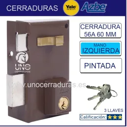 CERRADURA SOBR. 60X35MM 56A60IHP H.PINT. PIC/PAL IZQ YALE CERRADURA SOBR. 60X35MM 56A60IHP H.PINT. PIC/PAL IZQ YALE