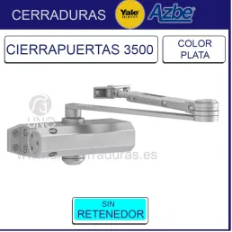 CIERRAPUERTAS 3500 BRAZO NOR. FZA. 2-4 PLA YALE 3500-0001-60 CIERRAPUERTAS 3500 BRAZO NOR. FZA. 2-4 PLA YALE 3500-0001-60