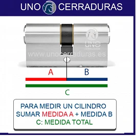 CILINDRO M&C CONDOR 32+37 69mm SUIZO ORO DOBLE EMBRAGUE 5 LLAVES