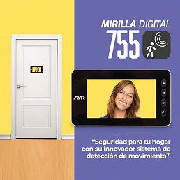 AYR Mirilla Digital Electrónica 755 Cromado